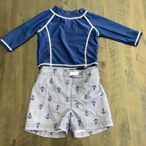 Swim shirt and shorts for baby!